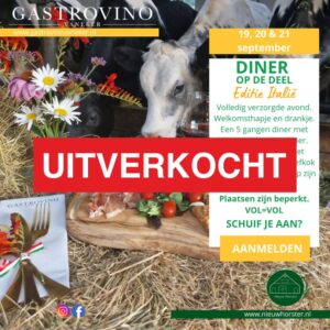 Diner op de deel