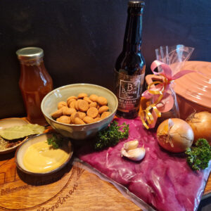 Feestelijke winterstoof met kruidnoten en chocolade